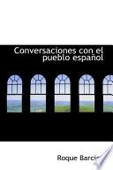 libro Conversaciones Con El Pueblo Espanol